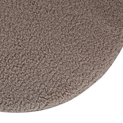 Avis Venture Home Pouf Pot 40x40x40 cm Teddy Beige et noir