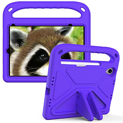 Coque en TPU antichoc, béquille, EVA violet pour votre Apple iPad mini (2021)