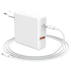 Chargeur Mural 108W Port USB C Power Delivery Port USB Câble 2m LinQ Blanc