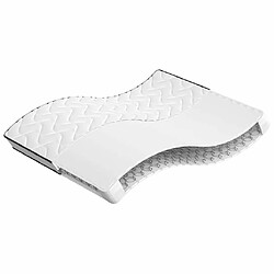 Maison Chic Matelas à ressorts bonnell moyen, Matelas doux pour chambre 160x200 cm -GKD82466