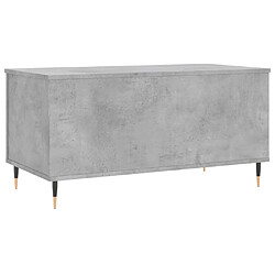 Acheter vidaXL Table basse Gris béton 90x44,5x45 cm Bois d'ingénierie