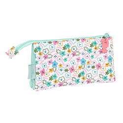 Avis Trousse Fourre-Tout Triple Peppa Pig Cosy corner Bleu clair (22 x 12 x 3 cm)