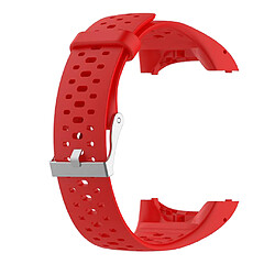 Avis Bracelet ajustable en silicone pour montre de rechange pour Polar M400 M430 Rouge