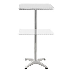 Acheter Table de bistrot carrée Järpen à hauteur réglable 75 cm / 115 cm [en.casa]