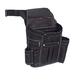 Sac de ceinture à poches multi-poches pour électricien Carpenter Contractor Black