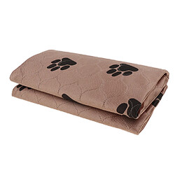 Acheter microfibre pour animaux de compagnie imperméable à l'eau mat mat animal couverture coussin pour chien chiot brun l