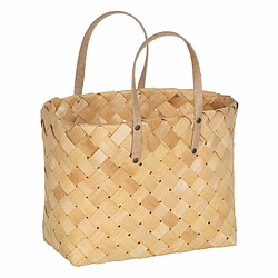 Avis BigBuy Home Set de basket Naturel Bois 50 x 22 x 28 cm (2 Unités)