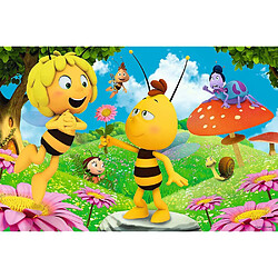 Trefl- Eine Blume für Maja, Maya The Bee Biene 60 Pièces pour Enfants à partir de 4 Ans Puzzle, 17330, Fleur l'Abeille, 0