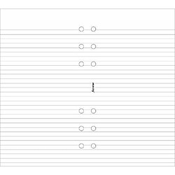 Filofax Bloc-notes Feuilles lignées Blanc Paquet économique (Import Royaume Uni)