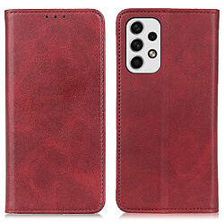 Etui en PU absorption magnétique rouge pour votre Samsung Galaxy A23 5G