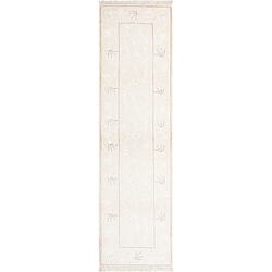 Vidal Tapis de couloir en laine 302x79 beige Darya