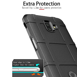 Wewoo Coque TPU antichoc à couverture totale pour Samsung Galaxy J6 + (Noir) pas cher