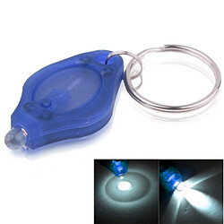 Wewoo Mini lampe torche LED bleu Mini de poche Porte clés