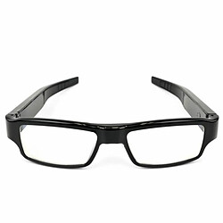 Totalcadeau Lunettes avec mini caméra espion Full HD 1080P 16 Go noir