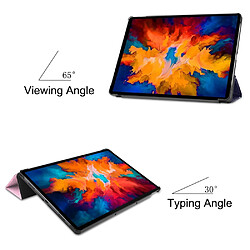 Etui en PU impression de motifs avec support tri-pliure Visage énervé pour votre Lenovo Tab P11 Pro TB-J706F