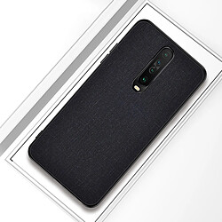 Wewoo Coque Pour Xiaomi Redmi K30 Housse de protection en tissu antichoc noir