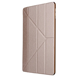 Avis Wewoo Housse Étui Coque Etui à rabat en cuir avec texture de déformation horizontale pour iPad 10,2 pouces Or