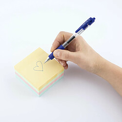 D.RECT | Bloc-notes Autocollant | Bloc-notes Autocollant Compact | 76x76mm 400 feuilles | Pour Coller Sur le Réfrigérateur, le Mur | Super Sticky Notes | pastel