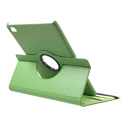 Avis Etui en PU litchi support rotatif 360 degrés vert pour votre Huawei MediaPad M5 lite 10