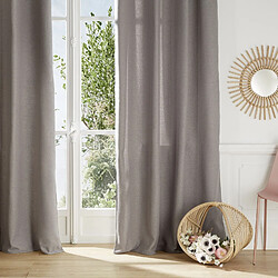 Atmosphera, Createur D'Interieur Rideau isolant Noa - 140 x 260 cm - Gris clair