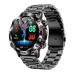 Yonis Montre Connectée Écran AMOLED Appels Bluetooth ECG