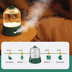 Humidificateur à Ultrasons Portable USB Humidificateur Sans Fil Visage à Vapeur Vert