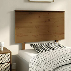 Acheter Maison Chic Tête de lit scandinave,Meuble de chambre Marron miel 104x6x82,5 cm Bois massif de pin -MN44589