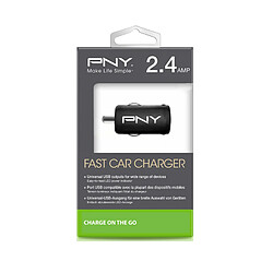 Avis PNY P-P-DC-UF-K01-RB chargeur de téléphones portables Auto Black