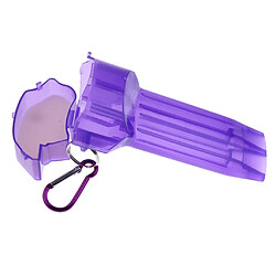 Acheter boîte de dart en plastique portable dart case dart boîte de rangement avec boucle de verrouillage violet