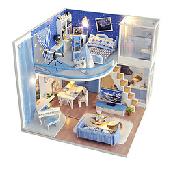 BRICOLAGE En Bois Dollhouse Miniature 3d Ciel Étoilé Maison Kit Artisanat Kits pour Adultes D'anniversaire pour Femmes et Filles Vacances Cadeau