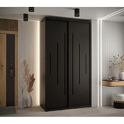 Abiks Meble Armoire Davos 12 À Portes Coulissantes 235,2/130/45 2 Portes