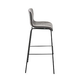 Avis Non Tabouret de bar Hoover tissu 4 pieds structure noir