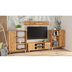 HT MEUBLES Meuble TV style scandinave FLINT TV