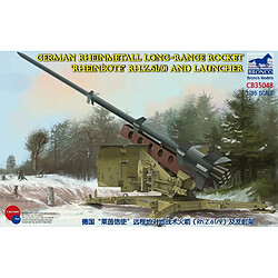 Bronco Models Maquette Véhicule German Rheinmetall Long-range Rocket Rheinbote Rh.z.61/9 And Launcher