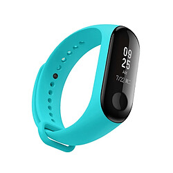 Wewoo Bracelet Montre Bracelet Caoutchouc En Silicone Bracelet Poignet Remplacement Pour Xiaomi Mi Band 3 (Vert Menthe)