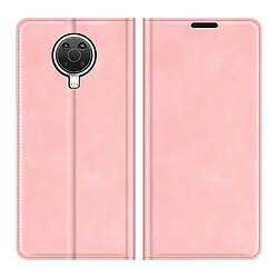 Etui en PU Toucher cutané auto-absorbé avec support rose pour votre Nokia G20