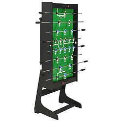 Avis vidaXL Table de football pliante 121 x 61 x 80 cm Noir