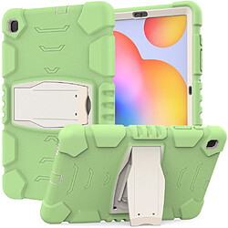 Coque en TPU antichoc avec béquille Vert matcha pour votre Samsung Galaxy Tab S6 Lite P610