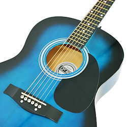 Avis 3rd Avenue Pack guitare acoustique avec sangle, médiators et cordes - bleu