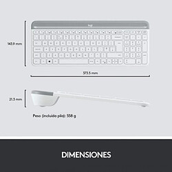 Avis Teclado y Ratón Inalámbricos Logitech Slim Combo MK470/ Blanco