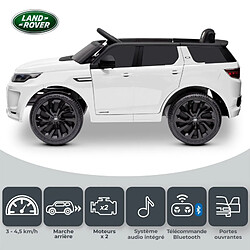 Acheter Voiture électrique SUV pour enfant Land Rover Discovery 2x 25W - marche AV/AR, Phares et Système audio