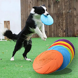 15/18 / 22cm Mode Chien Jouet Disques Volants Pet Dogs Silicone Jeu Formation Interactive Puppy Toys Puppy Pet Supplies