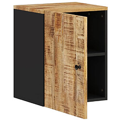 Avis Maison Chic Armoire de salle de bain,Meuble de rangement,Meuble haut murale 38x33x48cm bois massif manguier -GKD715943