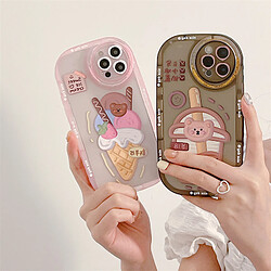 GUPBOO Étui pour iPhone11 Summer Xiaotong Ice Cream Coque de téléphone mignonne en silicone