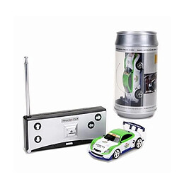 Wewoo Voiture radiocommandée Mini RC radio télécommande de course télécommandée vert + blanc