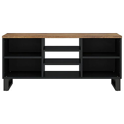 Avis Maison Chic Meuble TV scandinave - Banc TV pour salon 100x33x46 cm bois de manguier et d'ingénierie -MN69260