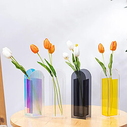 Fleur Vase Home Office Décoration De Table Vase Conteneur Floral Coloré pas cher