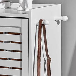 Acheter SoBuy FSR108-W Meuble de Rangement à Chaussures Armoire à Chaussures Commode à Chaussures 3 abattants Meuble d'entrée