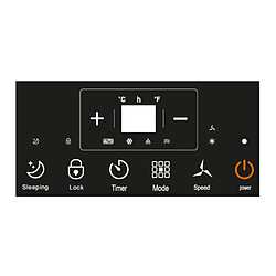 Climatiseur 5000BTU 3en1 Ventilateur Déshumidificateur - Silencieux - 1500W - Classe énergétique A - VOLTMAN pas cher