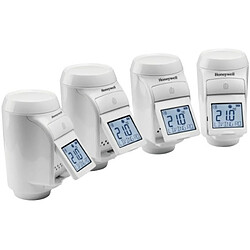 Honeywell Tête programmable électronique sans fil HR92 pack de 4